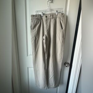 Patagonia Men's Organic Cotton Pants Size 33 Light Khaki EUC